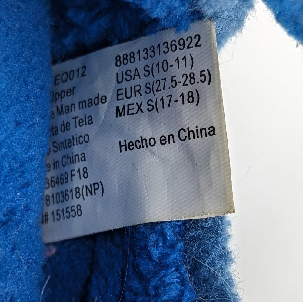 Build A Bear Dinosaur Blue Slippers 10T 11T
